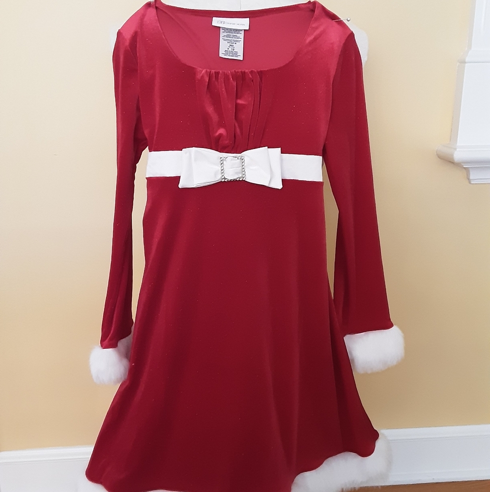 Bonnie Jean Girls Santa Claus Dress